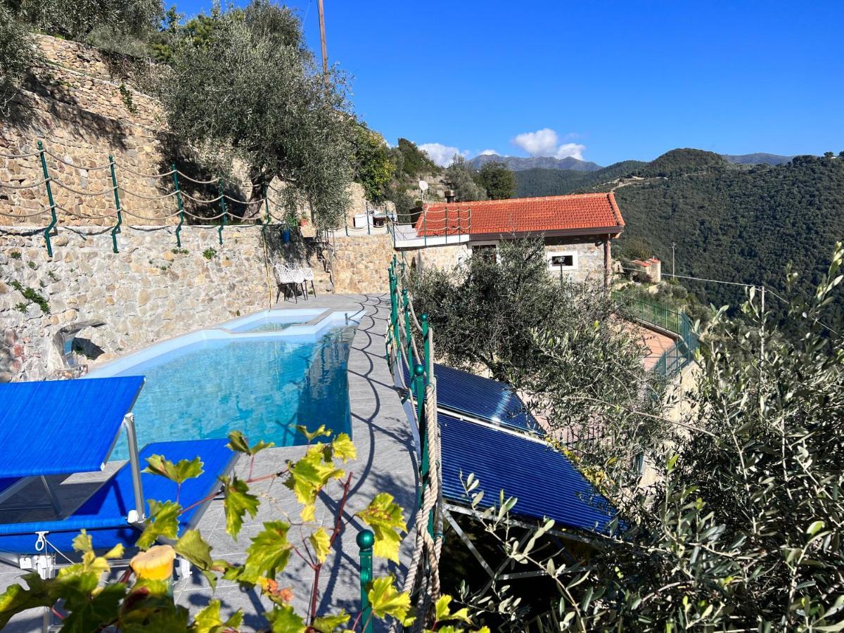 Villa Di Campagna Con Vista Mare 5 Camere Da Letto Pampara Exterior photo