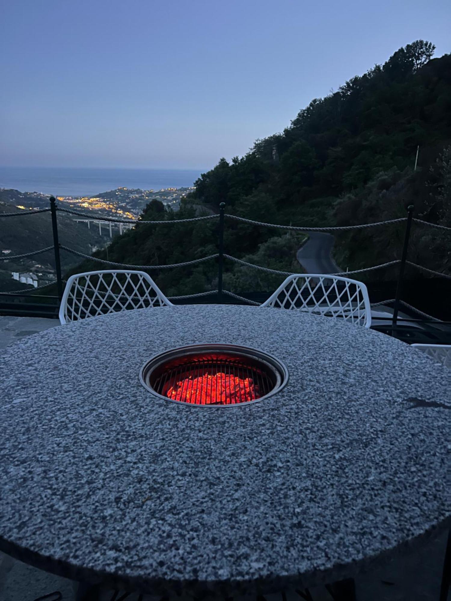 Villa Di Campagna Con Vista Mare 5 Camere Da Letto Pampara Exterior photo